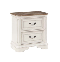 Classic design elements never go out of style the Florian collection is designed for the traditional home. The antique white finish gives off the right amount of distressing for a worn-in feel. The bed features a button-tufted portman-style headboard that