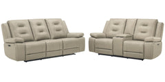 The Caldwell Power Sofa, Loveseat & Recliner in Tahoe Fog is perfectly scaled for smaller spaces. Offering a neutral Tahoe Fog colored high-performance fabric cover, Caldwell features a generously padded arm and USB charging in the easy-to-operate switch.