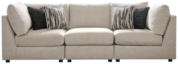 Kellway - Bisque - Sofa 3 Pc Sectional