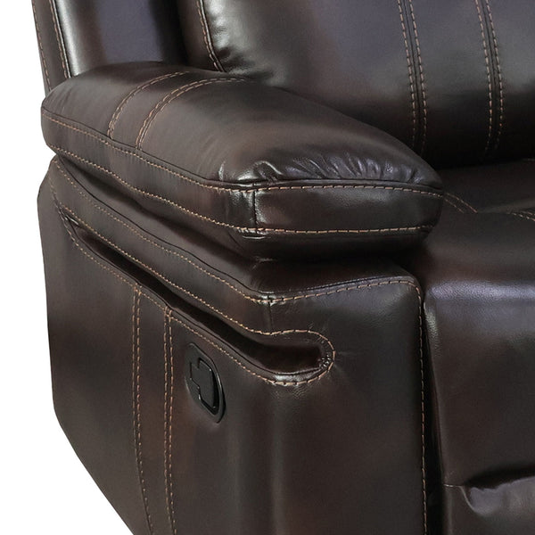  this loveseat ensures long-lasting stability and strength. The resilient foam cus