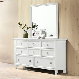 Tamarack - Dresser & Mirror Combo - White