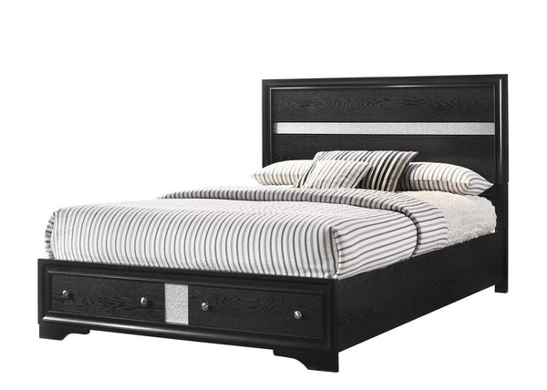 Regata - Queen 3 Piece Bedroom Set - Black