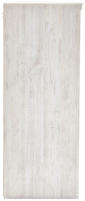 Paxberry - Whitewash - Six Drawer Dresser - Medallion Drawer Pulls