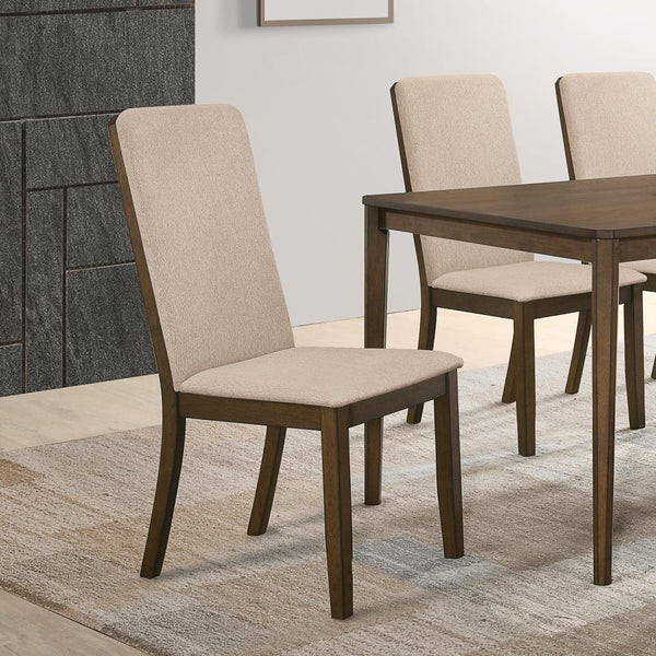  upholstered dining chair is crafted for comfort with a tall