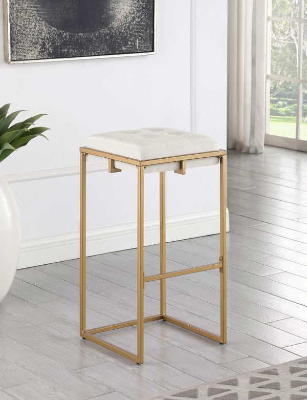 these two modern glam stools offer a refreshingly chic style for bars and countertops. Slim