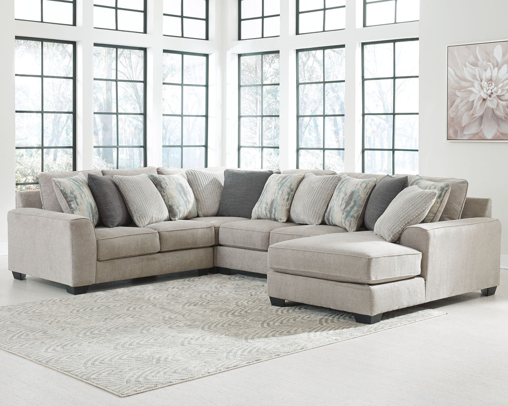 Master the art of cool, clean-lined styleâ€”loaded with sumptuous comfortâ€”with the Ardsley sectional. Plush and posh, this decidedly contemporary sectional is dressed to impress with wedge-cut track armrests and box cushions for a minimalist chic aesthe