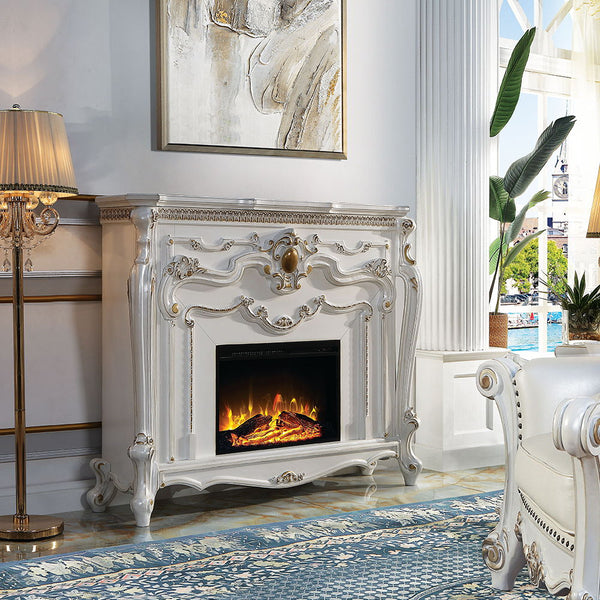 Picardy - Fireplace - Antique Pearl Finish