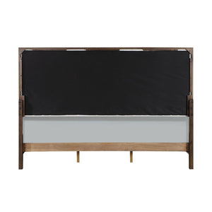 Carena - Eastern King Bed - Light Gray & White & Brown