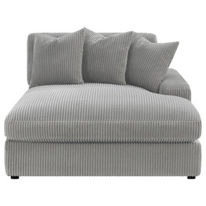 Blaine - Reversible Upholstered Chaise Sectional Sofa - Fog
