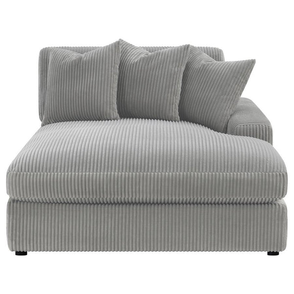 Blaine - Reversible Upholstered Chaise Sectional Sofa - Fog