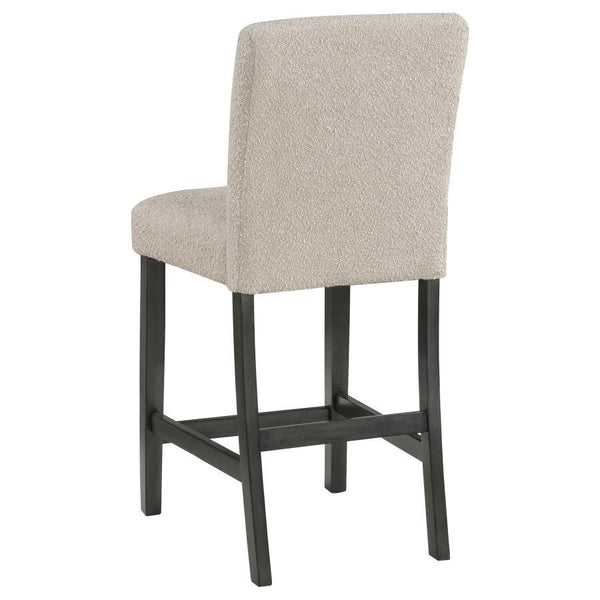 Alba - Boucle Upholstered Counter Chair (Set of 2) - Beige