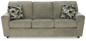 Revamp your sleekly styled living room sanctuary with this sofa. Well-suited to contemporary spaces with a calming neutral upholstery in a pewter hue, it makes a subtle design statement in your space whether youâ€™re hosting guests or enjoying a night in.
