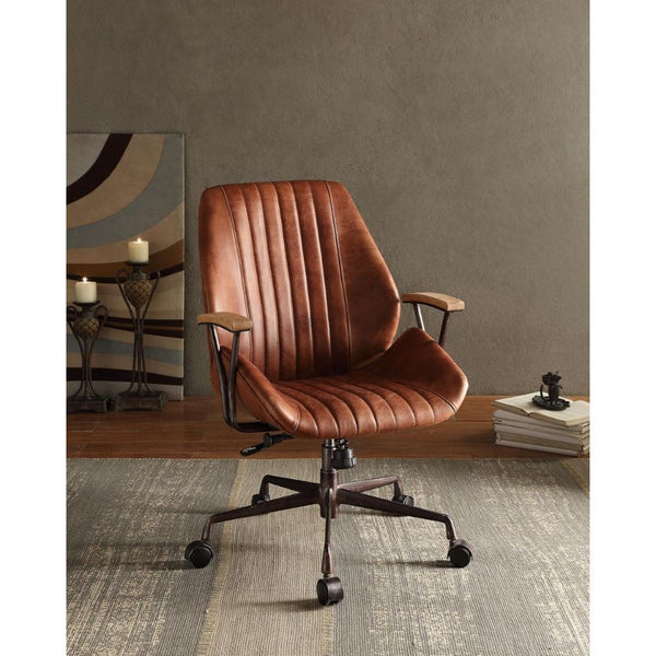 Hamilton - Executive Office Chair - Cocoa Top Grain Leather