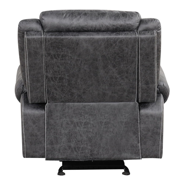 Zubaida - Power Motion Glider Recliner - Dark Gray Polish Microfiber