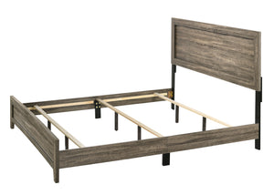Millie - King 4 Piece Bedroom Set - Warm Gray