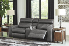 City sleek living. This loveseat is loaded with luxury. An ultra-stylish diamond stitch design pumps up the piece with eye-catching drama. And talk about style with purpose. This loveseat supports you with a high back and faux leather upholstery in gorgeo