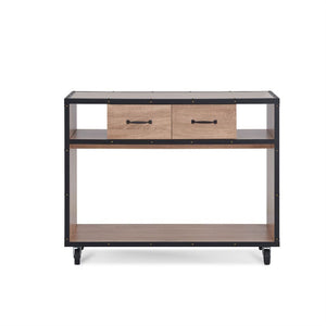  a durable look with its all around riveted accent around light weathered oa