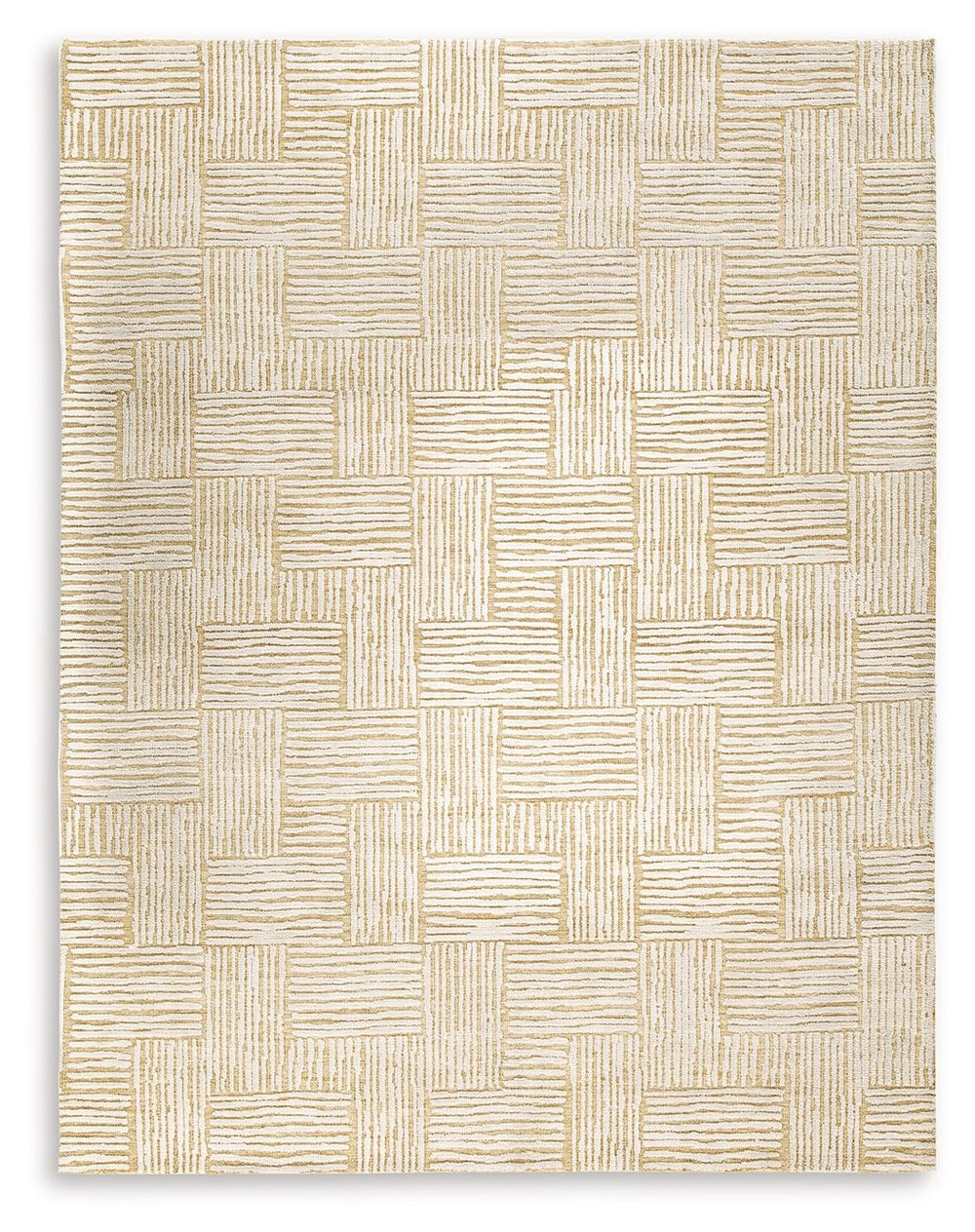 Need a showstopping design feature? This area rug-'s eye-catching basket weave detail makes a statement in any room. Plus, the high-low texture provides a sense of warmth that radiates comfy vibes and charm.<br/><br/><b>Product Features</b><ul><li>Made of
