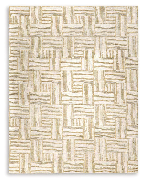 Need a showstopping design feature? This area rug-'s eye-catching basket weave detail makes a statement in any room. Plus, the high-low texture provides a sense of warmth that radiates comfy vibes and charm.<br/><br/><b>Product Features</b><ul><li>Made of