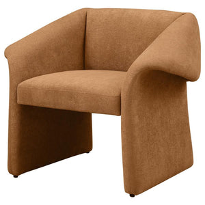 Ramsey - Upholstered Sloped Arm Accent Chair - Honey