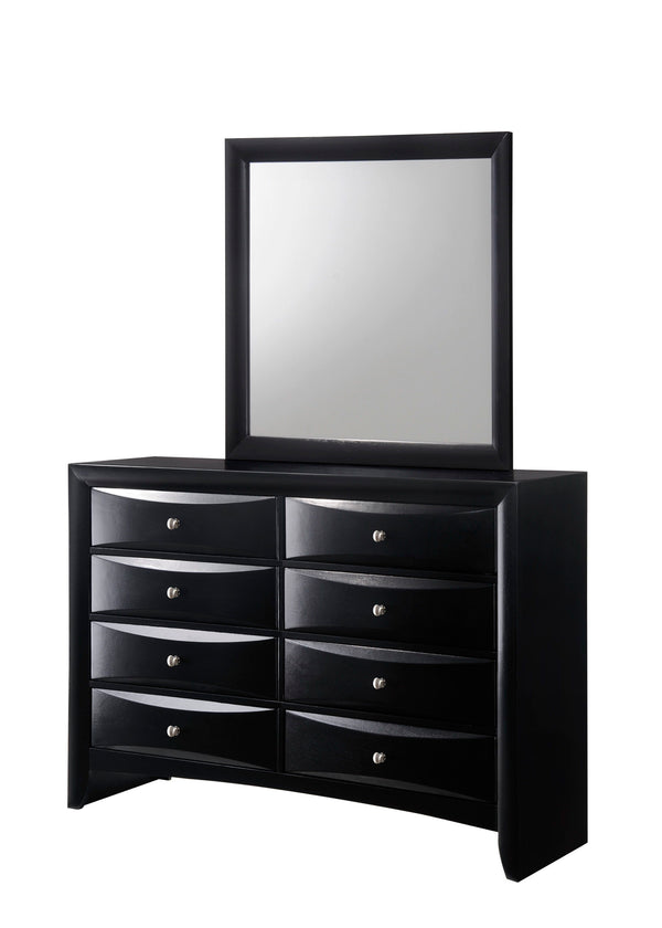 Emily - King 4 Piece Bedroom Set - Black