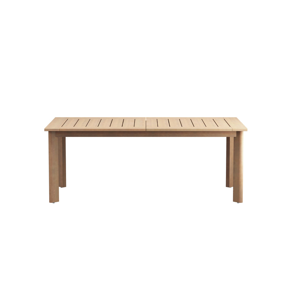 The Wesley Patio Dining Table is designed for those who value both functionality and timeless style in their outdoor spaces. Constructed from FSC-certified Acacia solid wood, it boasts exceptional durability, naturally resisting the elements while showcas