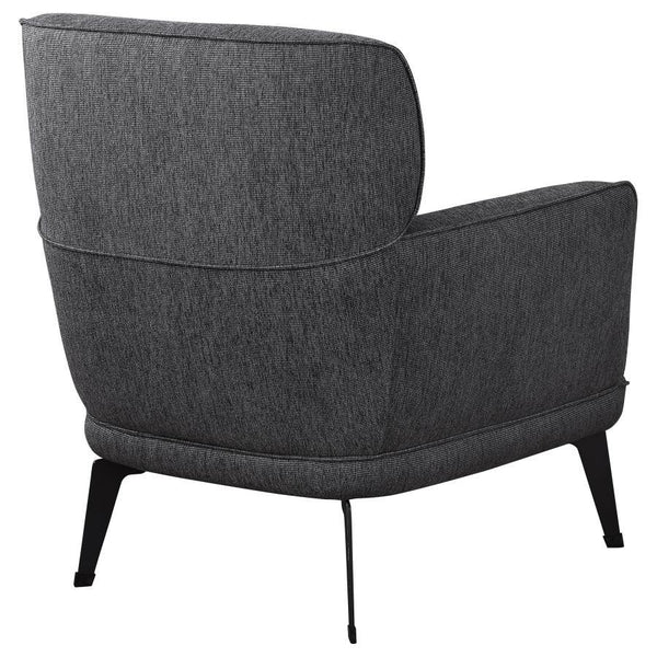 Andrea - Upholstered Crecent Arm Accent Chair - Gray