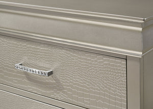  perfect for creating a serene and sophisticated sanctuary. The centerpiece is a sumptuous bed framed by a headboard with diamond-tufted detailing