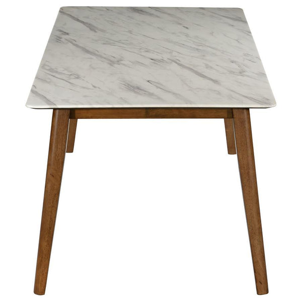  it-'s an environmentally friendly choice. The white faux marble top gives it a look of modern elegance. The angled w