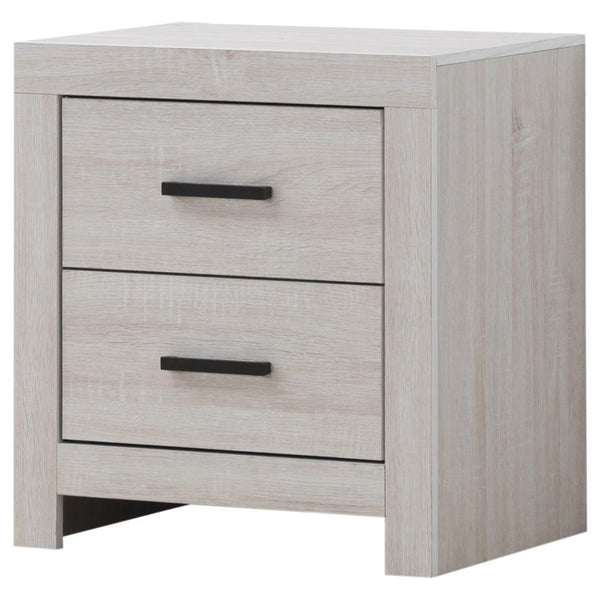 Brantford - 2-Drawer Nightstand - Coastal White