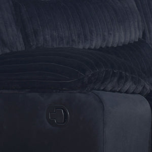 Willow - Sofa With Dual Recliner - Black