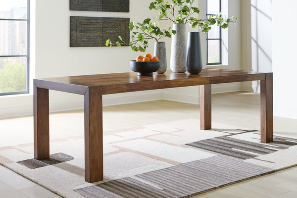  the rich brown butcher block veneer exudes a modern