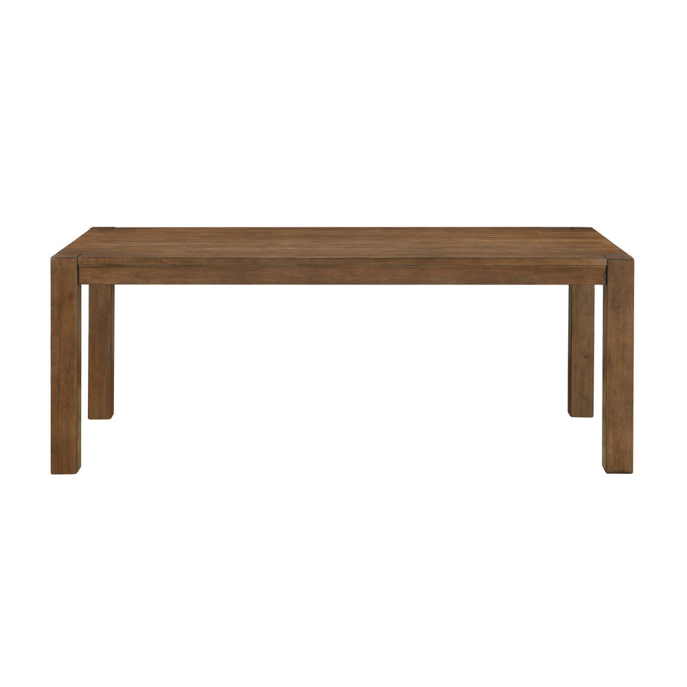 Meet the Phoenix Dining Table. Crafted with Rubberwood solids and Birch Veneers, this table boasts a durable construction that ensures longevity. The clear Chestnut Brown finish highlights the natural beauty of the wood grain, adding an elegant touch to y