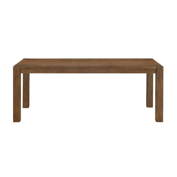 Meet the Phoenix Dining Table. Crafted with Rubberwood solids and Birch Veneers, this table boasts a durable construction that ensures longevity. The clear Chestnut Brown finish highlights the natural beauty of the wood grain, adding an elegant touch to y