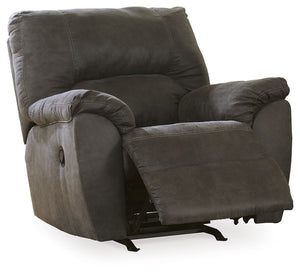  making this piece ideal in homes with children and pets. The seat reclines with the pull of a tab