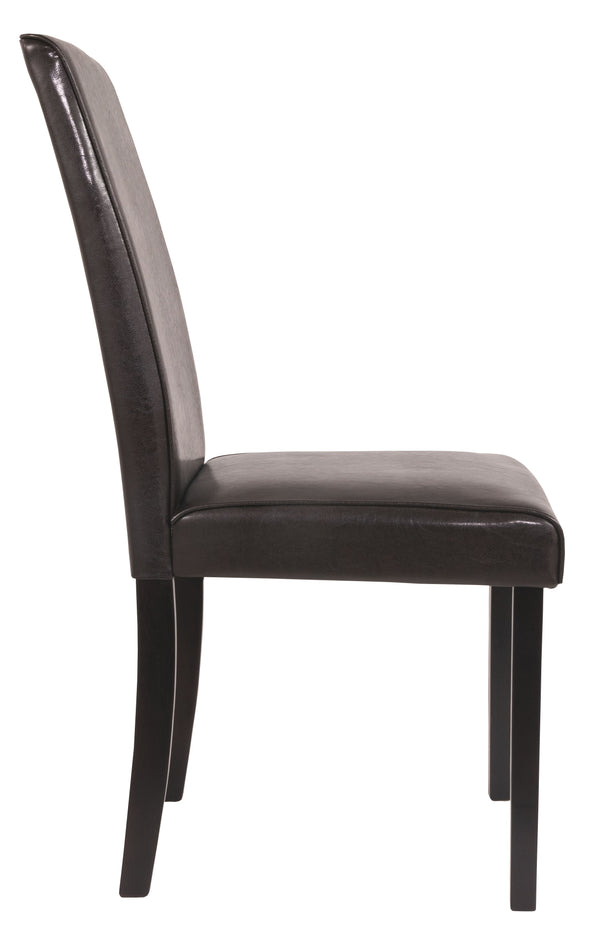 Kimonte - Dark Brown - Dining UPH Side Chair (Set of 2)