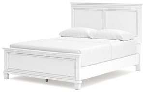 Fortman - White - Queen Panel Bed