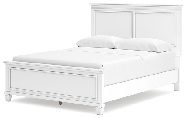 Fortman - White - Queen Panel Bed