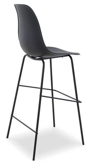 Forestead - Black - Tall Barstool (Set of 2)