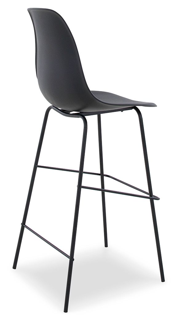 Forestead - Black - Tall Barstool (Set of 2)