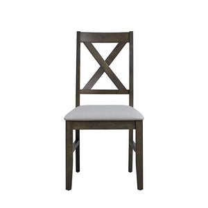  offering both elegance and stability. The accompanying chairs and bench come with padded seat cushions
