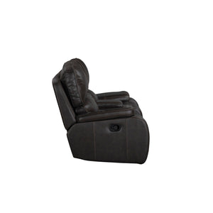 Brookings - Console Loveseat With Dual Recliners - Charcoal