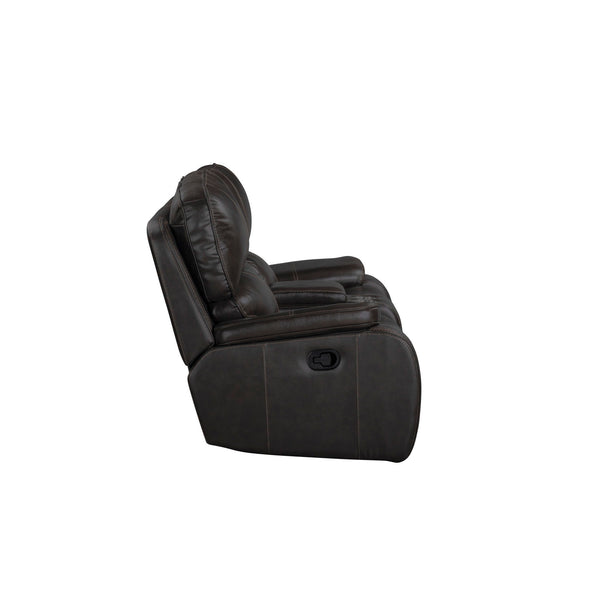 Brookings - Console Loveseat With Dual Recliners - Charcoal