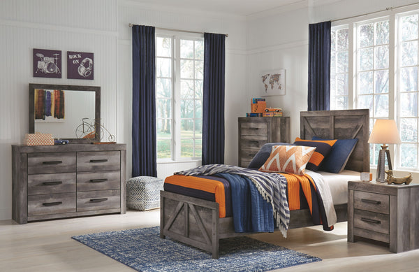  designer take on modern rustic. The bedâ€™s crisp
