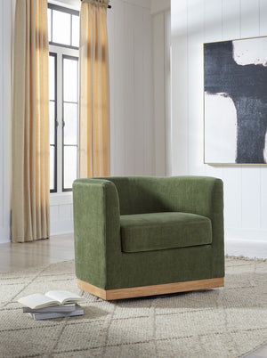  it adds a splash of sophistication to a reading nook or living room. The chair-'s handy swivel base ensures you can always find your perfect angle