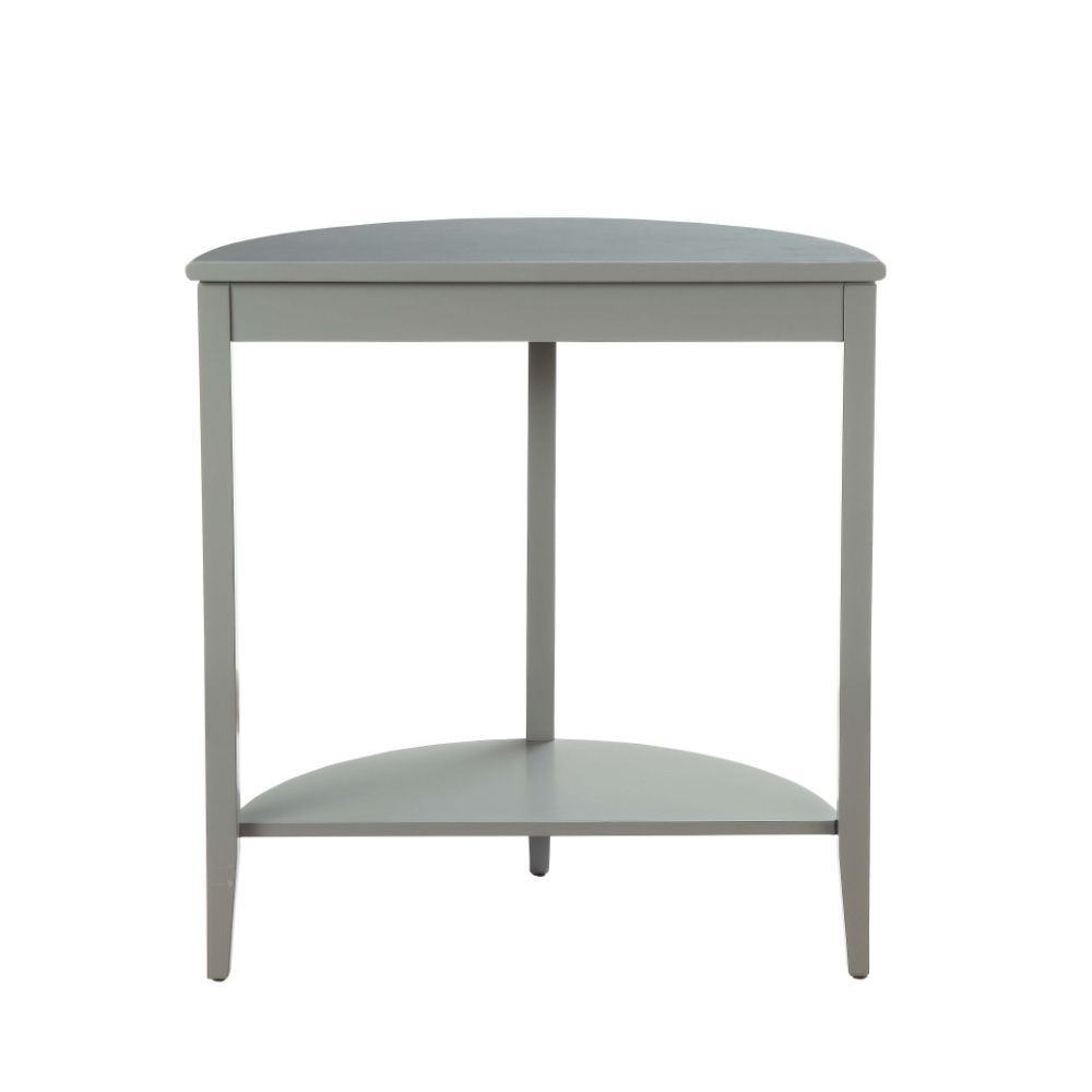 Give a touch of Transitional modish scheme to your home with this Justino console table. With its simple design, you can place it beside your entry doorway to add a welcoming sensation. Featuring a lower display shelf, this piece furthermore become a simp