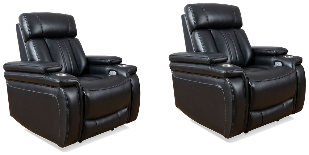 Take a seat and recline in seconds in this smooth and stylish Power Recliner. More than just beautiful, this innovative chair takes comfort to new heights with just the touch of a button. Offering effortless relaxation, it-'s sure to become your favorite 
