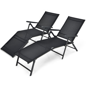5 backrest angles and 2 footrest positions to meet various needs<br>Breathable and wearable seat fabric brings much comfort<br>Ergonomic design brings relaxation to your journey<br>Steel frame is not easy to rust and are of high durability<br>Stable trian