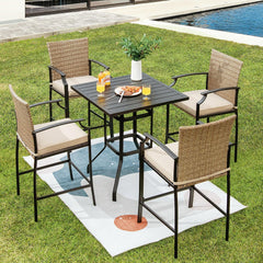 32" wide tabletop provides ample space for daily storage Well-coated and waterproof surface for easy maintenance High-grade steel resists well to rust  deformation and cracks Sturdy structure ensures high stability and 180 lbs strong load capacity Anti-sl