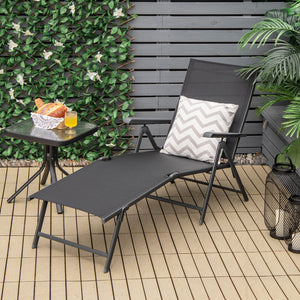 5 backrest angles and 2 footrest positions to meet various needs<br>Breathable and wearable seat fabric brings much comfort<br>Ergonomic design brings relaxation to your journey<br>Steel frame is not easy to rust and are of high durability<br>Stable trian